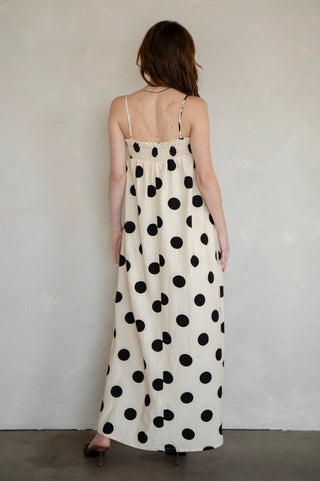 Sandy Polka Dot Maxi Dress