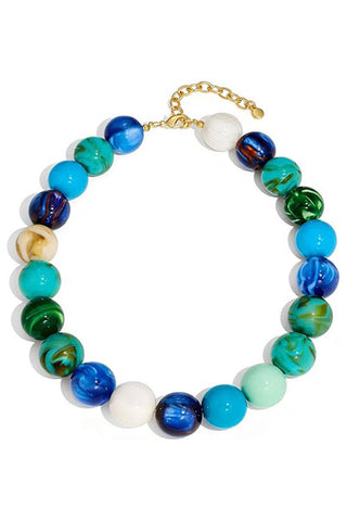 Vibrant Beaded Statement Necklace