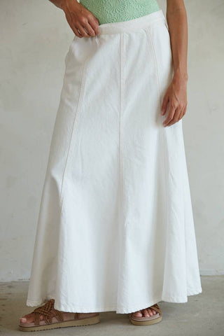 Denim Maxi Skirt
