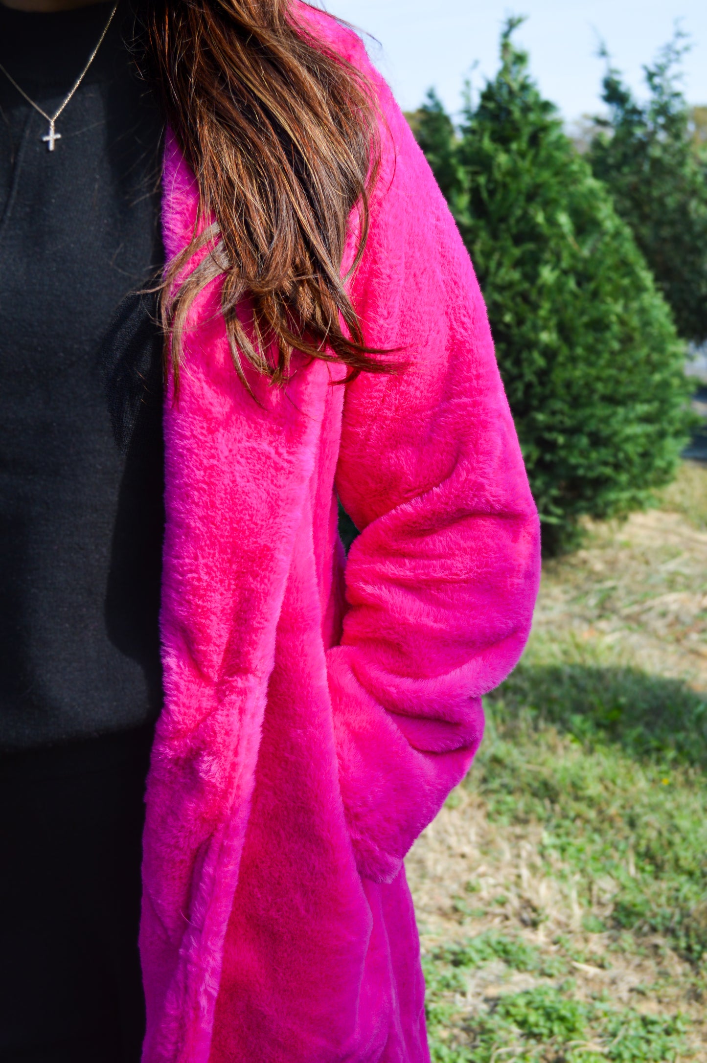 Pink Teddy Coat