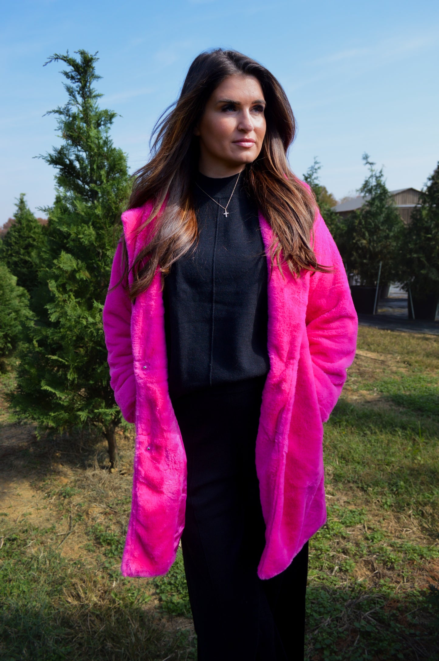 Pink Teddy Coat