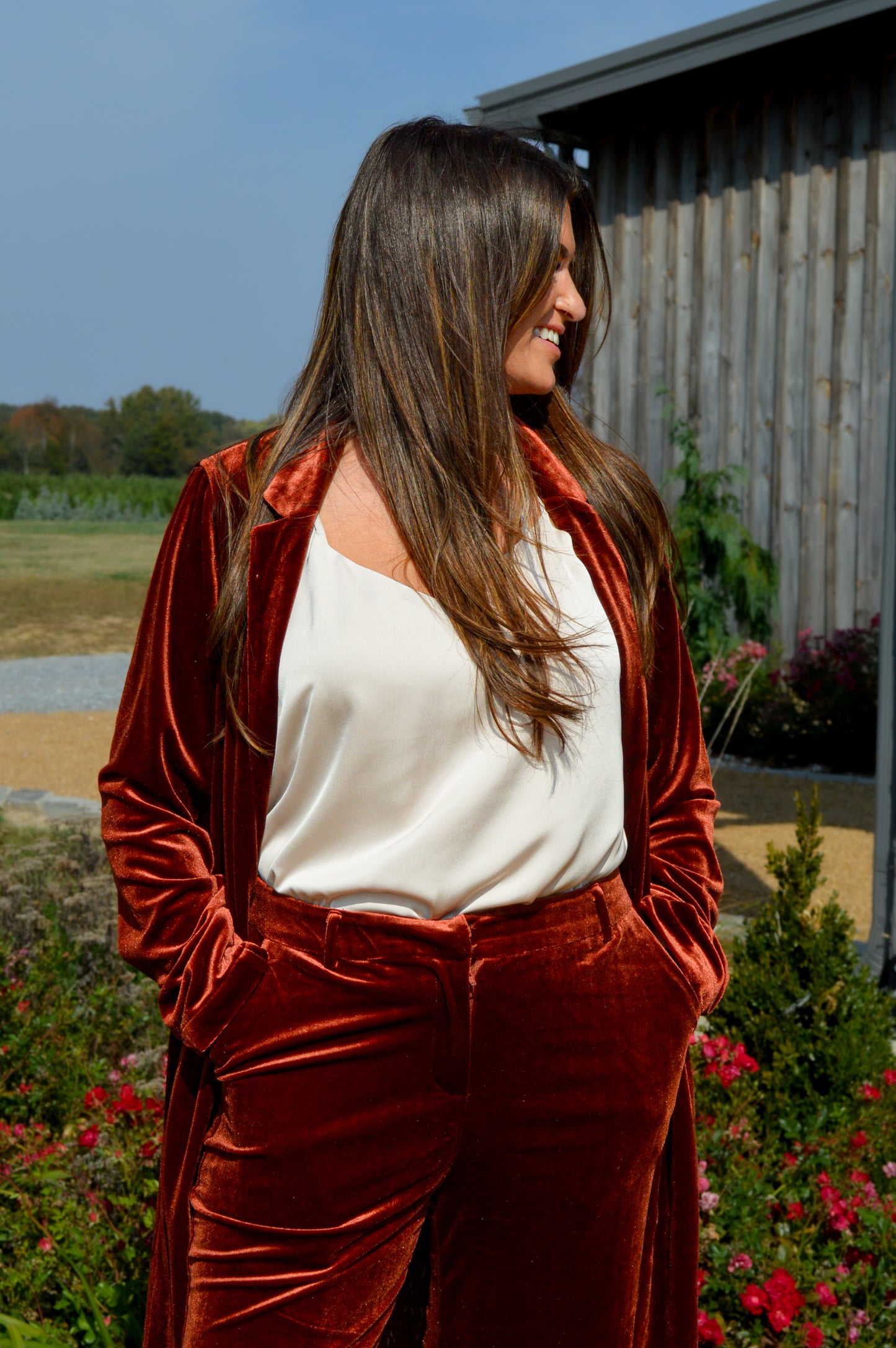 Amber Rust Duster Jacket