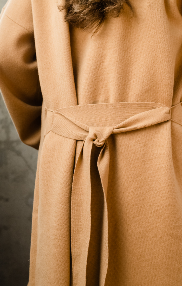 Brooke Sweater Coat - Camel