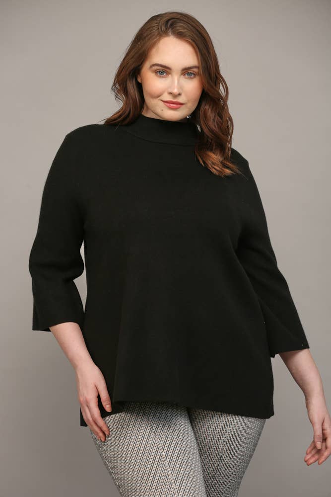 Mock Neck Sweater - Available In Plus